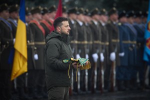 У День Збройних Сил України Президент Володимир Зеленський привітав українських воїнів зі святом, 6 грудня 2024 року.