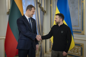 The President Met with the Lithuanian Prime Minister and His Government in Its Entirety