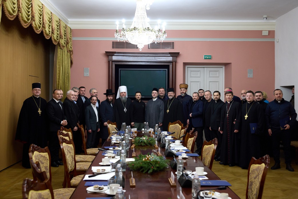 Meeting of the Head of State with Representatives of the Ukrainian Council of Churches and Religious Organizations