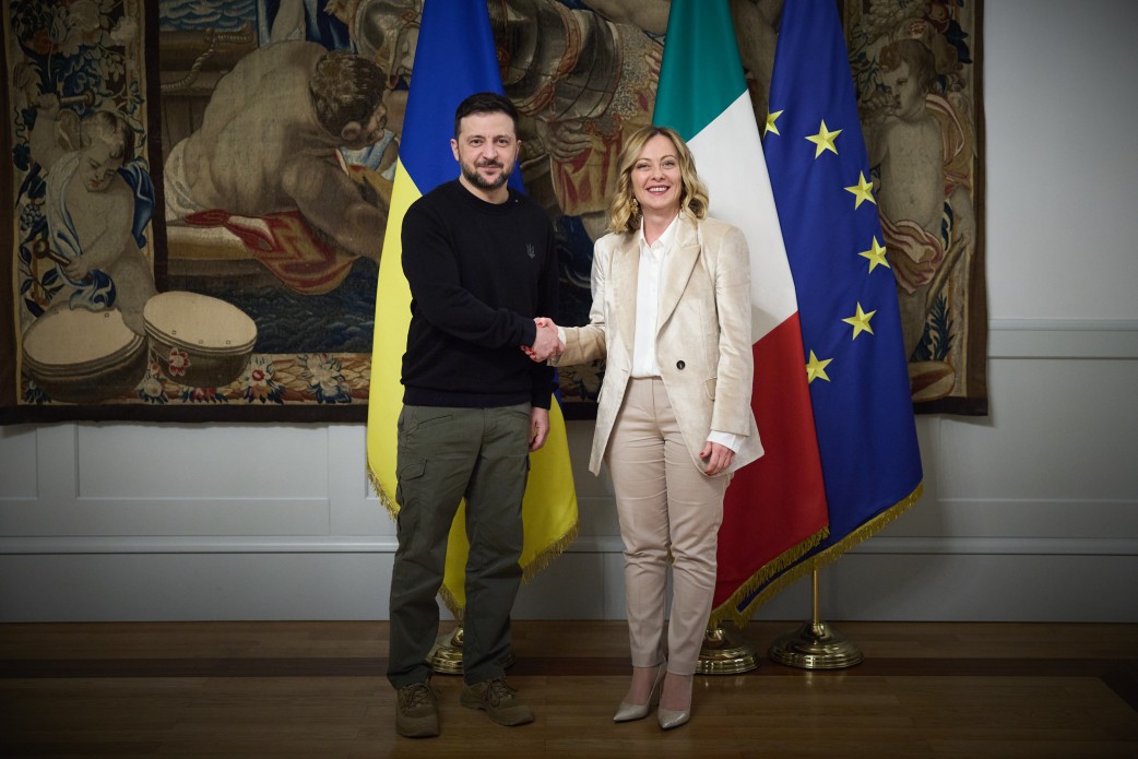 In Rome, President of Ukraine Volodymyr Zelensky met with the chairman of the Co...