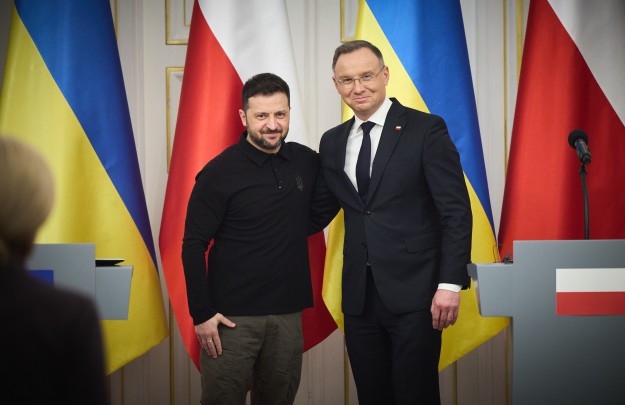 The President of Ukraine and the President of Poland Discussed Further Defense and Political Support