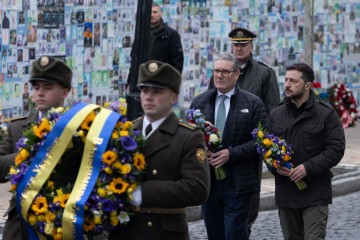 The President of Ukraine and the Prime Minister of the United Kingdom Honored the Memory of the Fallen Ukrainian Warriors