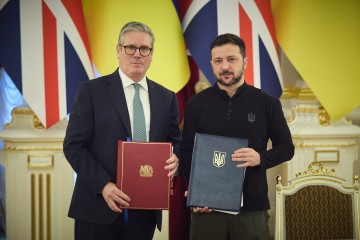 Ukraine and the United Kingdom Signed a Comprehensive One Hundred Year Partnership Agreement that Strengthens Cooperation in Defense, Economic and Other Spheres