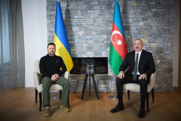 President of Ukraine Met with President of Azerbaijan