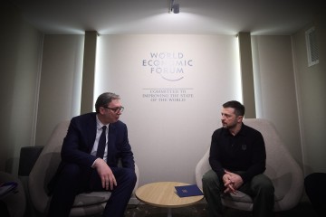 President of Ukraine Met with President of Serbia in Davos 