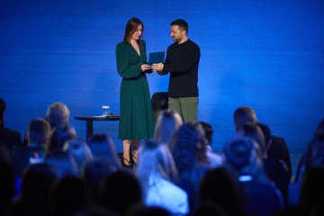 On the International Day of Education, Volodymyr Zelenskyy Met with Talented Youth