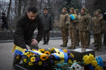 President Takes Part in Events on the Day of Remembrance of the Heroes of Kruty