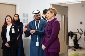 Olena Zelenska Visited Leading Rehabilitation Centers in Abu Dhabi