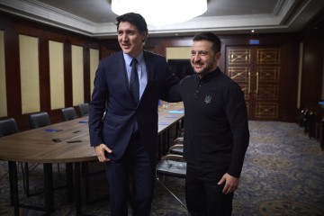 President Discussed Defense and Financial Support for Ukraine With Canadian Prime Minister