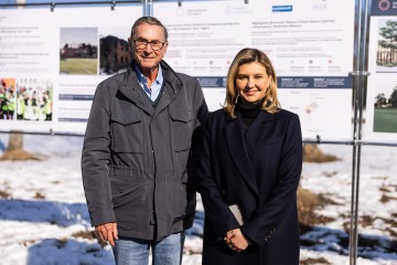 The Team of the Olena Zelenska Foundation and Lord Ashcroft Visited Borodyanka