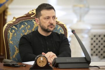 Volodymyr Zelenskyy and Members of the European Parliament and the Global Parliamentary Network 