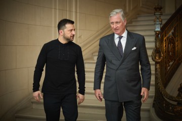 The President Had an Audience with King Philippe of the Belgians