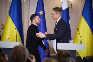 У Гельсінкі відбулася зустріч Президента України Володимира Зеленського і Президента Фінляндії Александра Стубба, 19 березня 2025 року.