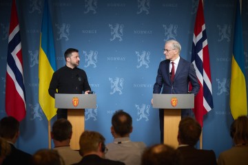 Increased Defense and Financial Support: President of Ukraine Meets with Prime Minister of Norway