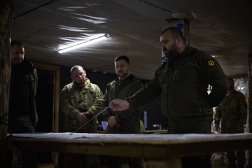 Володимир Зеленський відвідав оборонців Покровська та поспілкувався з командирами «Лінії дронів»